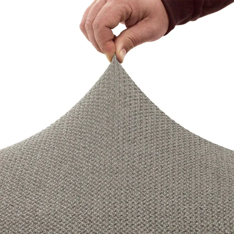 Super strečové poťahy HARMONIA svetlošedá kreslo (š. 70 - 110 cm)