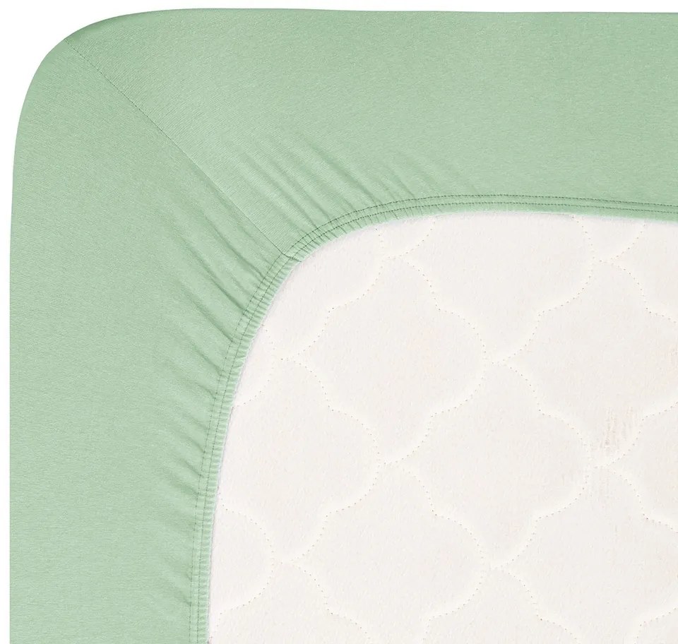 4Home jersey prestieradlo Lycra zelená, 180 x 200 cm