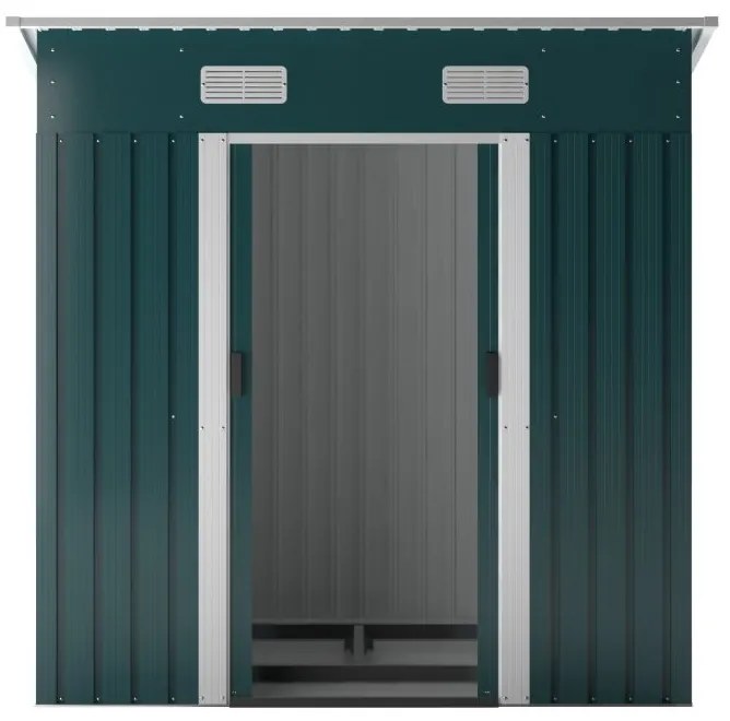 Jago Záhradný domček na náradie, zelený, 190 x 121 x 180 cm