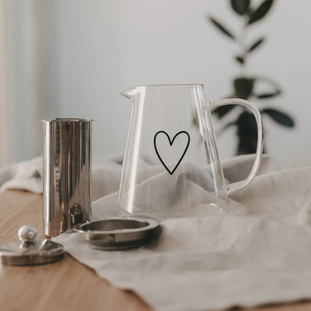 Eulenschnitt Čajová kanvica so sitkom Heart 1,2 l