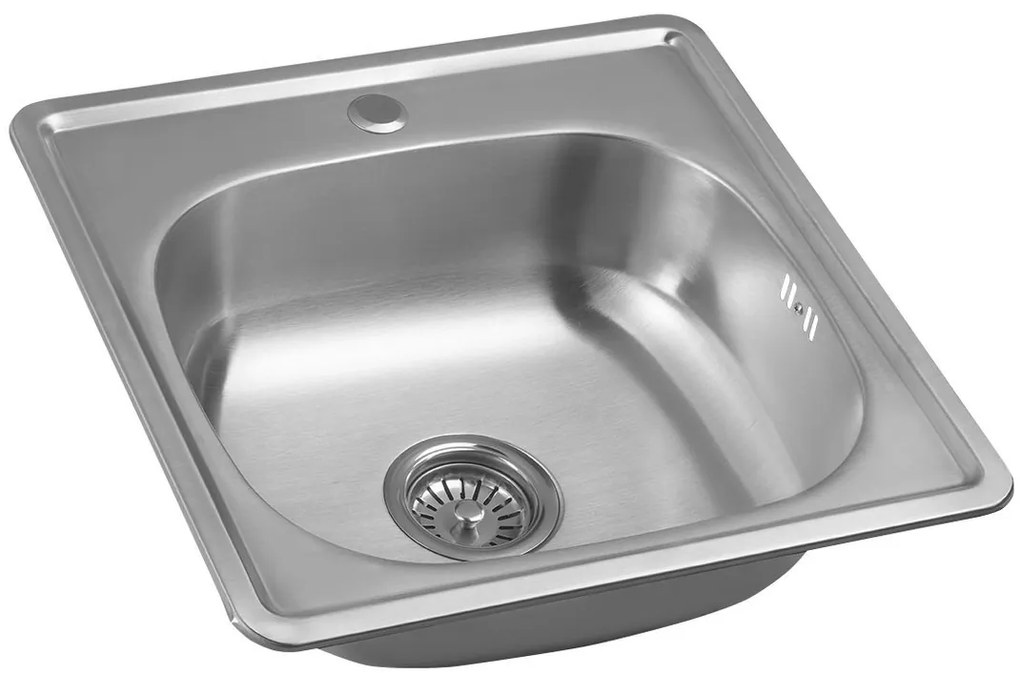 Aqualine Aqualine, Nerezový drez 48x18x48cm, AQ4848B