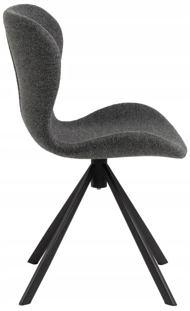 Otočná jídelní židle Batilda A1 antracit