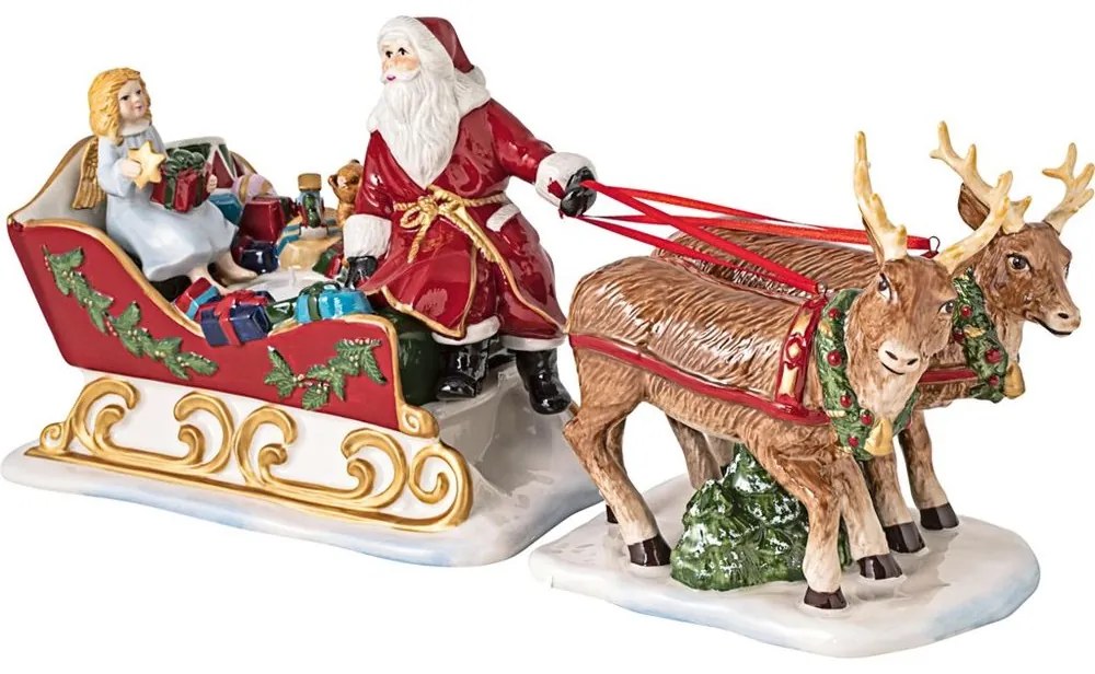 Christmas Toys dekorácie / svietnik, Santove záprah, 36 cm, Villeroy & Boch