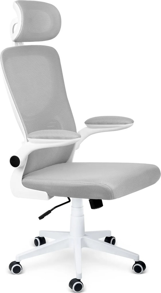 Kancelárska stolička mikrosieťová Sofotel Brass - sivá