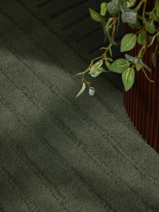 Koberec ARCURA tmavozelený kruh