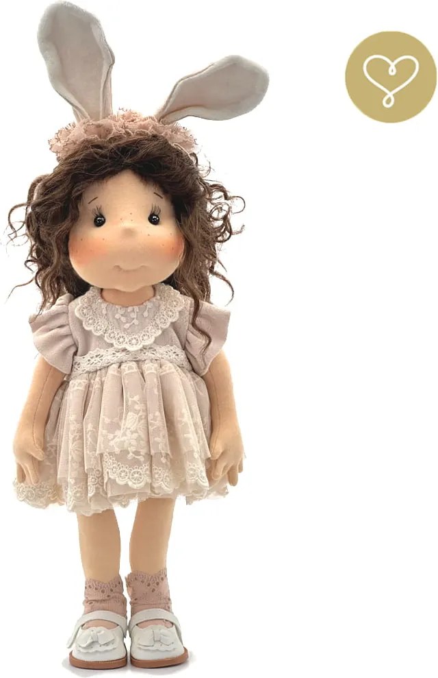 Bábika zajačik Beci  zberateľská séria - v predaji len do 20. apríla Varianta 2
