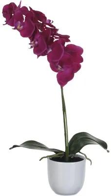 Umelá kvetina phalaenopsis 60 cm fialová