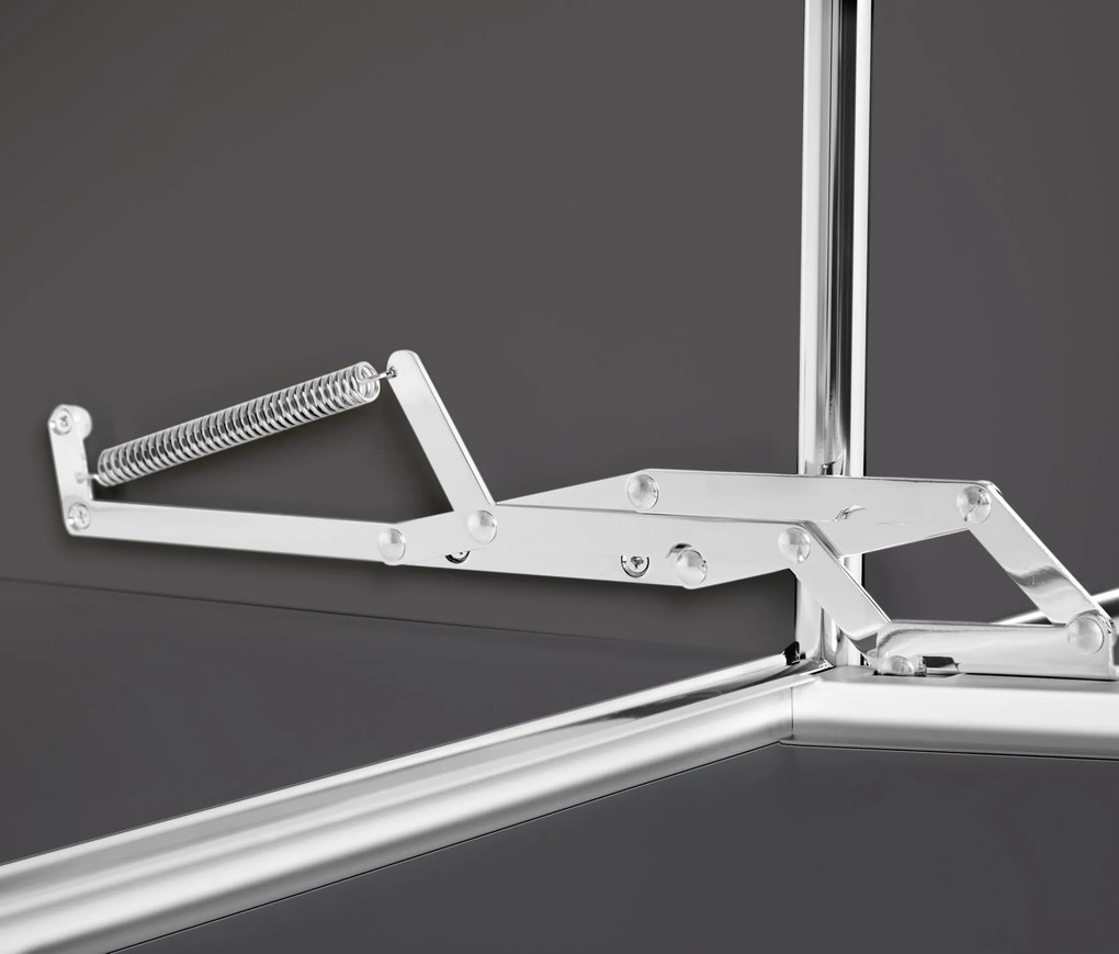 Veľká kovová odkladacia skrinka »CN3« so 6 výklopnými priehradkami, sivá