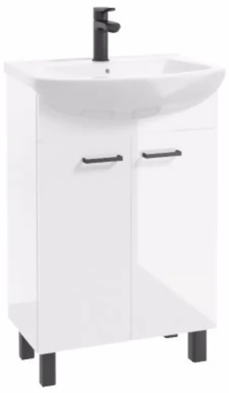 Kúpeľňová zostava NOVELTY D50 2D0S biela