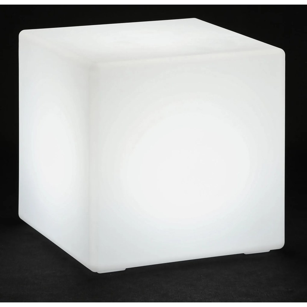 LED svietiaci stolík/taburet, 60 x 60 x 60 cm