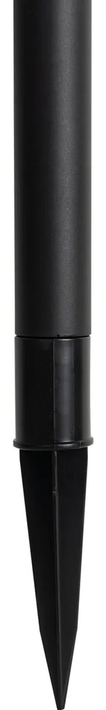 Vonkajšia lampa biela 20 cm vrátane LED IP44 solárny RGBW - Ludger