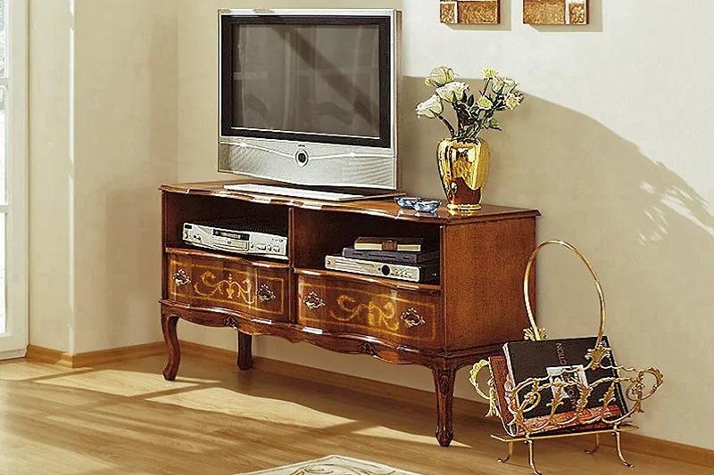 (2950) AMANDA dobový TV stolík orech