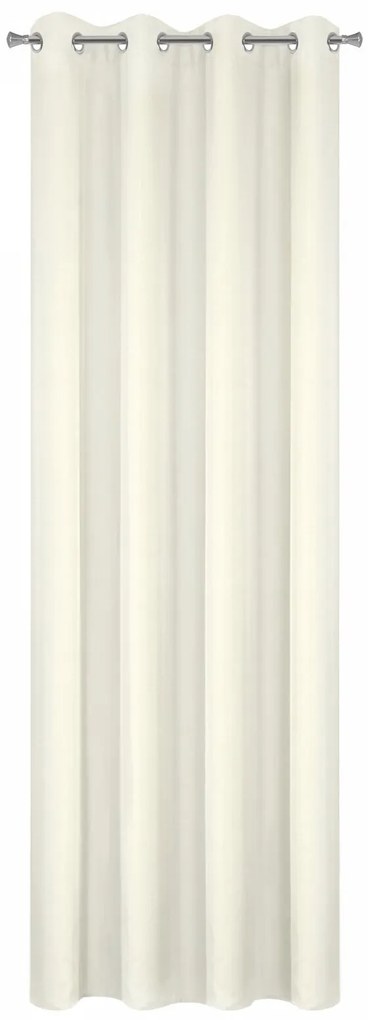 ZÁVES NA KRÚŽKOCH RITA 140X250 CM KRÉMOVÁ