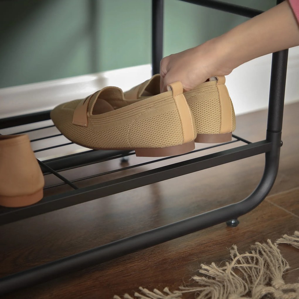 Predsieňová stena TAYLOR s botníkom 181x58 cm, rustikálne hnedá