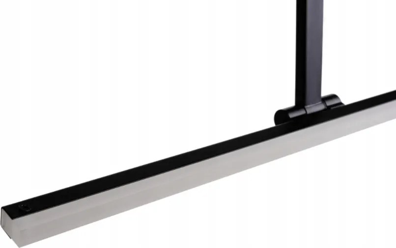 BERGE Nástenné svietidlo LED do kúpeľne - 50 cm - 12 W čierne