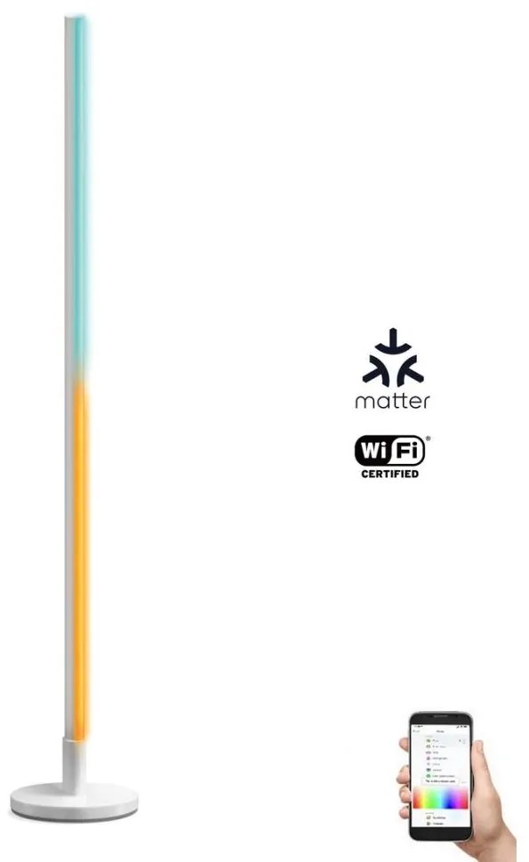 WiZ WiZ - LED RGBW Stmievateľná stojacia lampa POLE LED/13W/230V 2200-6500K Wi-Fi WI0074