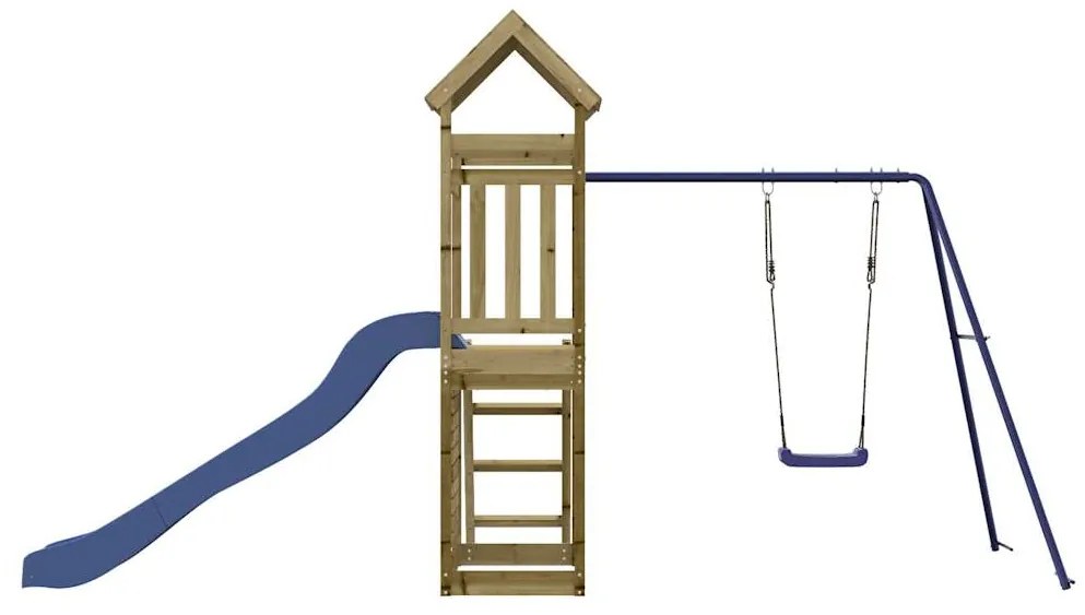 Vonkajšia súprava na hranie impregnovaná borovica