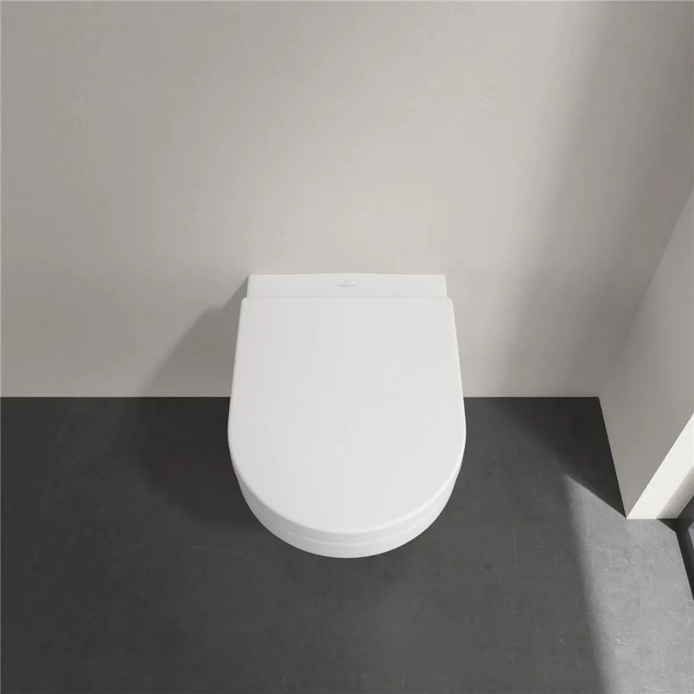 VILLEROY &amp; BOCH Architectura WC sedátko s poklopom, s funkciou QuickRelease a Softclosing, biela alpská, 98M9C101