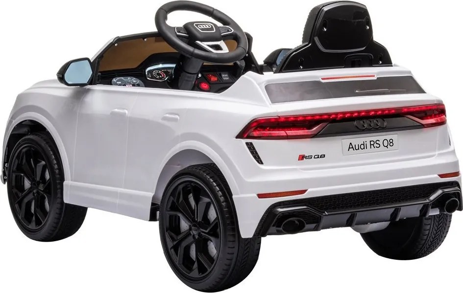 LEAN CARS Audi RS Q8 batériové auto biela