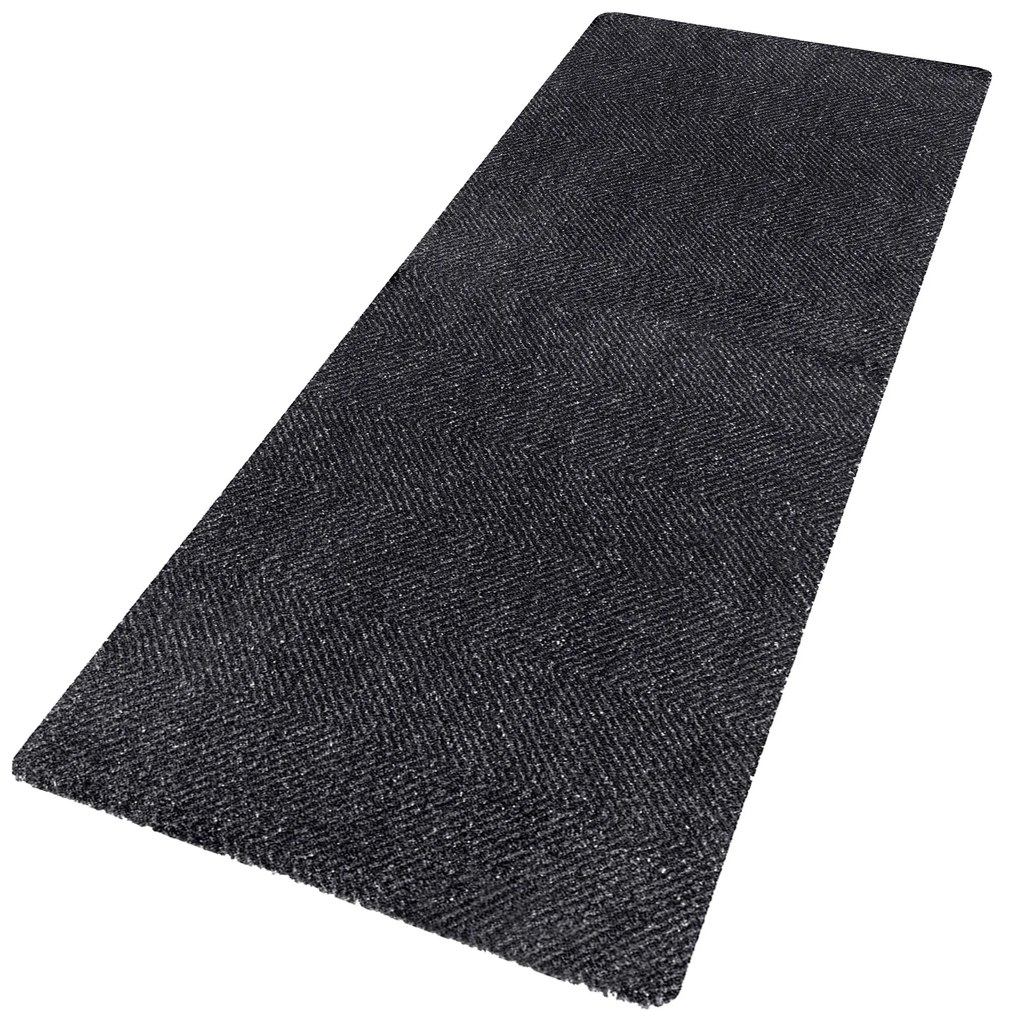 Hanse Home Collection koberce Rohožka Clean & Go 105350 Black Anthracite – na von aj na doma - 45x67 cm