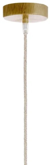 ONLI - Luster na lanku BAMBOO 1xE27/22W/230V bambus