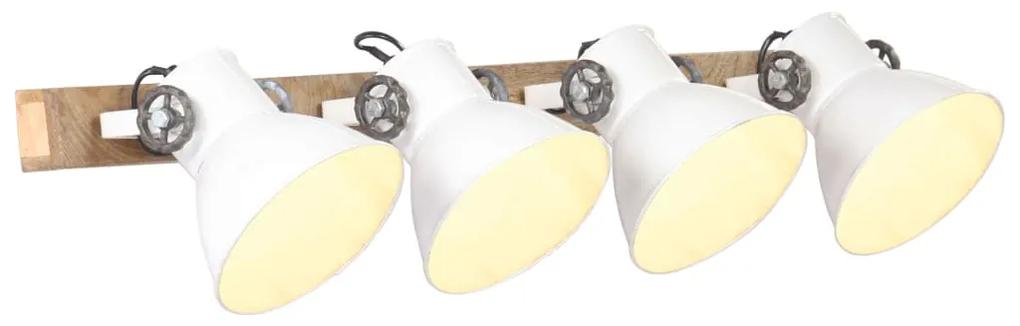 Industriálna nástenná lampa biela 90x25 cm E27