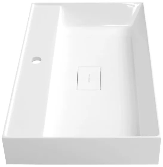 Sapho - Umývadlo na dosku GODIVA 68x44 cm mramor/biela