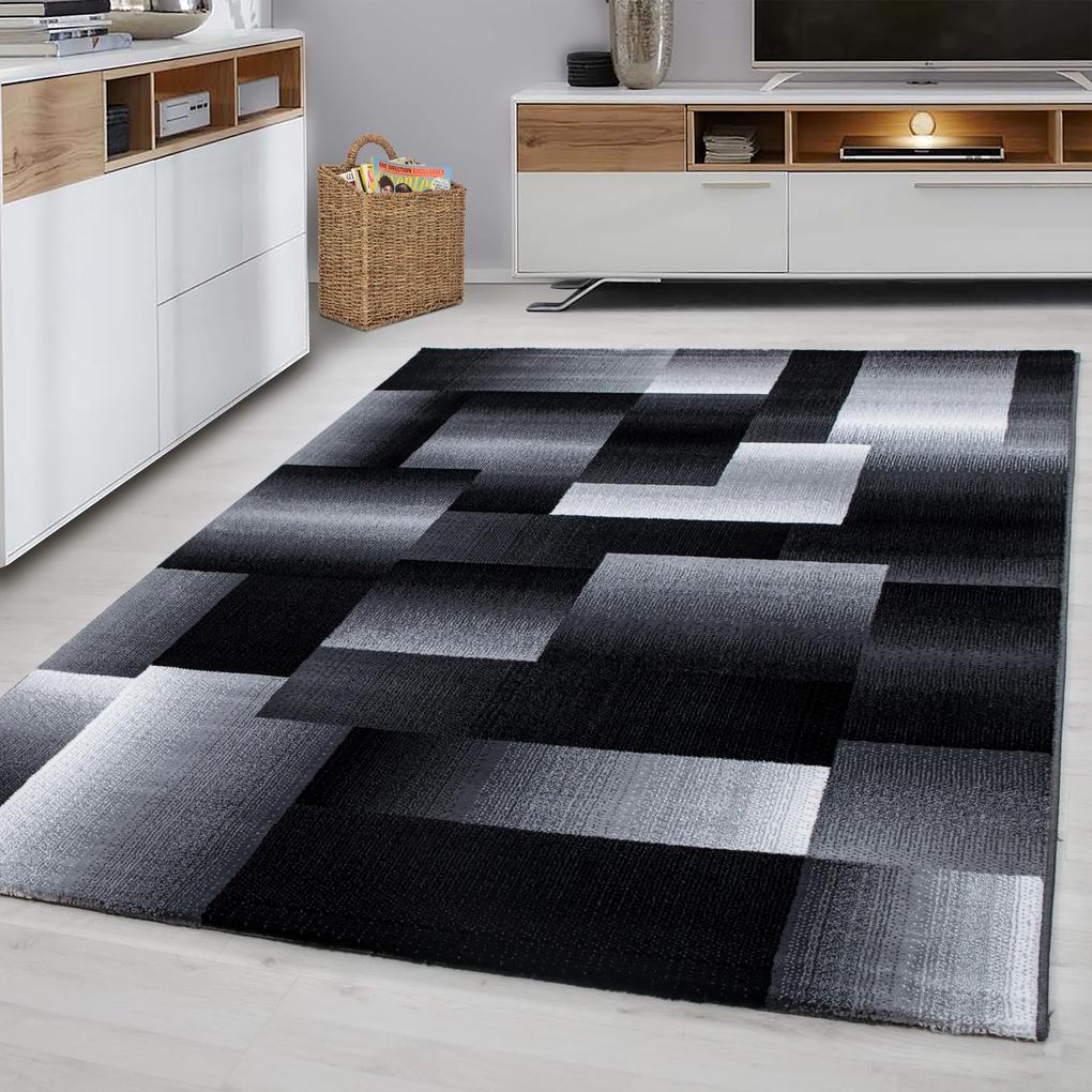 Ayyildiz Kusový koberec MIAMI 6560, Čierna Rozmer koberca: 120 x 170 cm