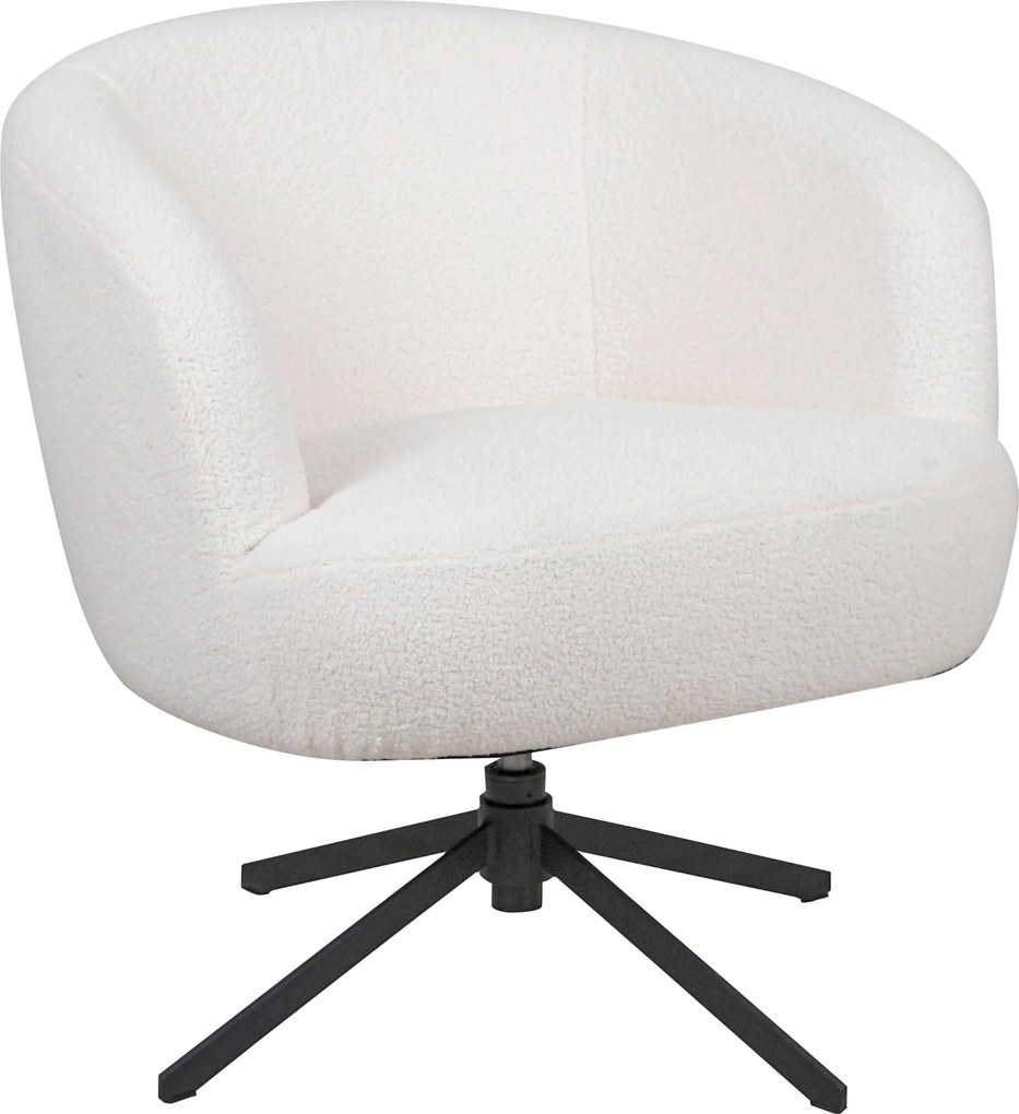XXXLutz KRESLO, kov, textil, biela Cantus - Kreslá - 002674010601