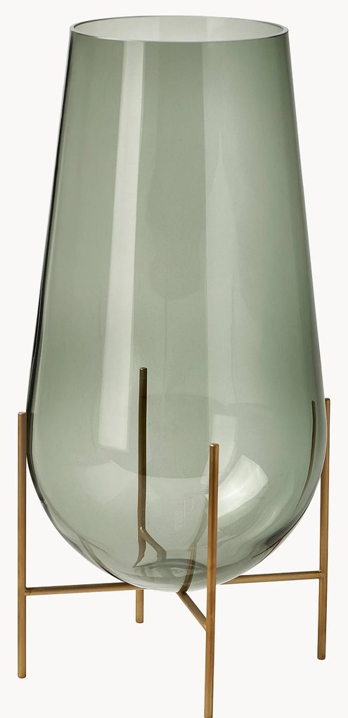 Ručne fúkaná podlahová váza Échasse, V 44 cm