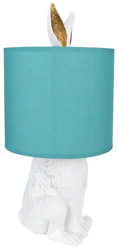 Tyrkys stolné svietidlo ZAJAC Ø20*43