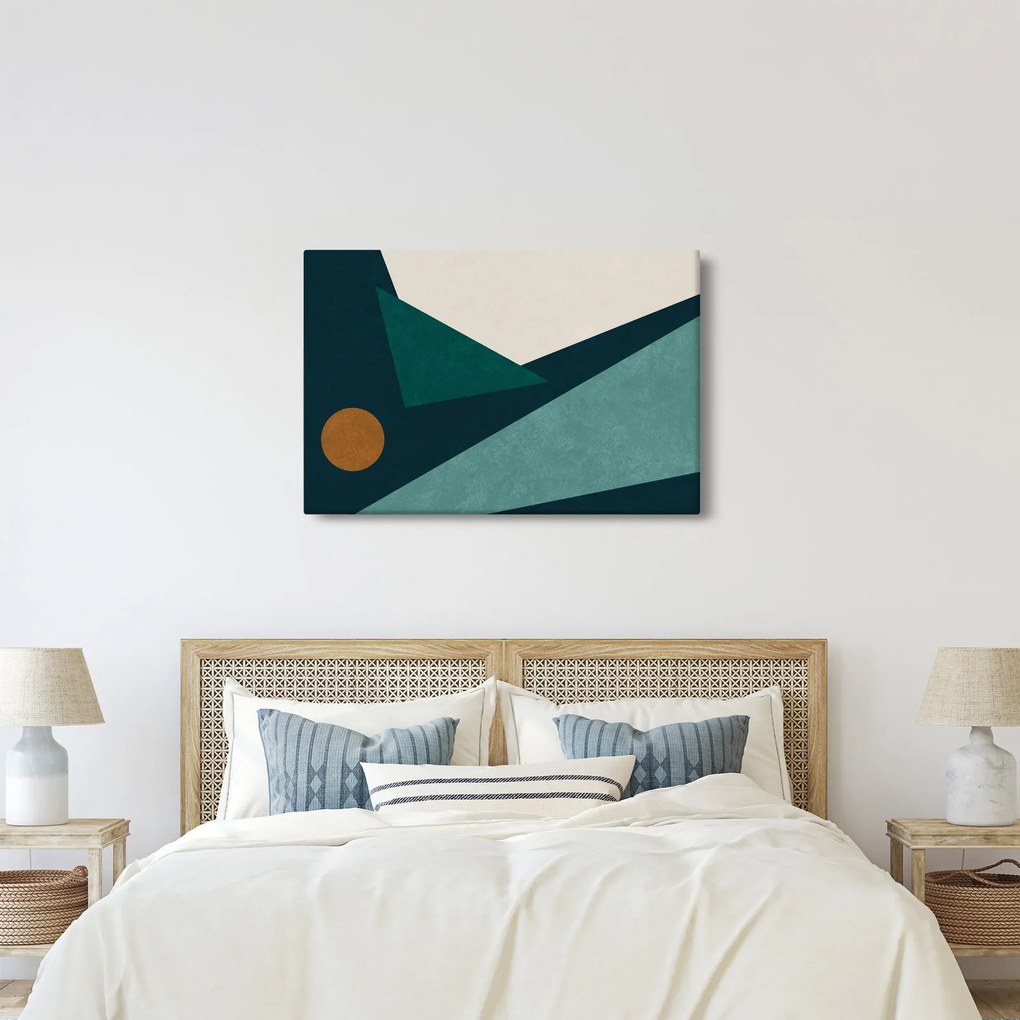 Obraz - Kubistická abstrakcia (90x60 cm)