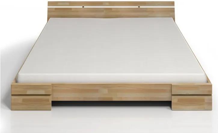Dvojlôžková posteľ z bukového dreva SKANDICA Sparta, 200 × 200 cm