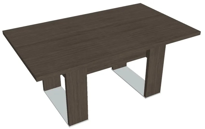 Rokovací stôl Verno+ 170 x 100 cm, dub antracit