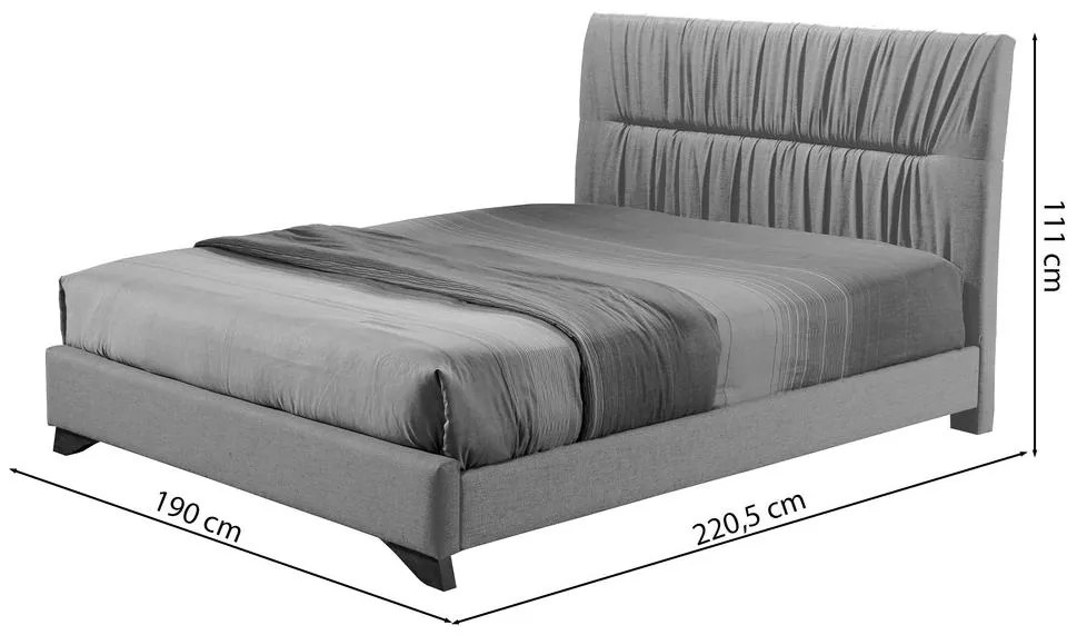 Manželská posteľ 180 cm Lania 180 (s roštom) (béžová + hnedá). Akcia -17%. Vlastná spoľahlivá doprava až k Vám domov. 1098722