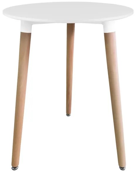 Okrúhly stôl KAMI biely 60 cm