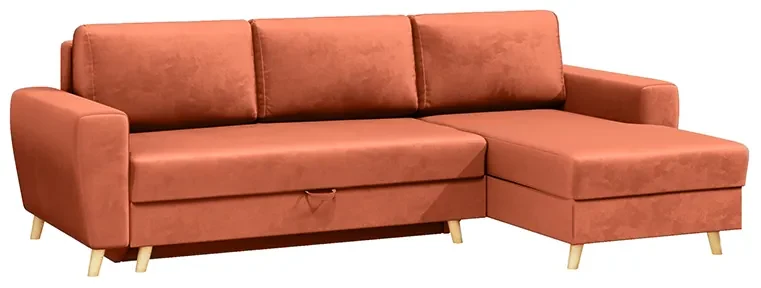 PROXIMA.store - Škandinávsky rozkladací rohový gauč MADERA DRUH LÁTKY: PIANO - 26
