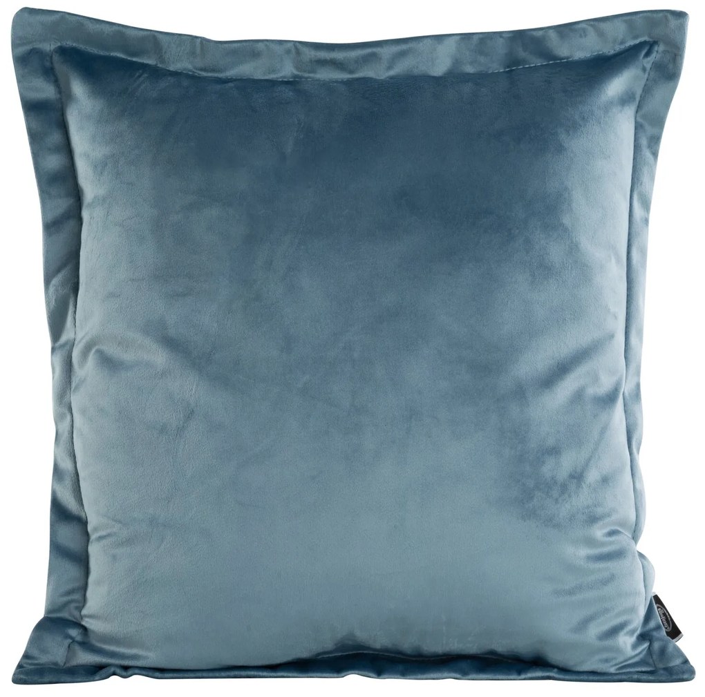 DEKORAČNÁ OBLIEČKA NA VANKÚŠ RIA 45X45 CM MODRÁ