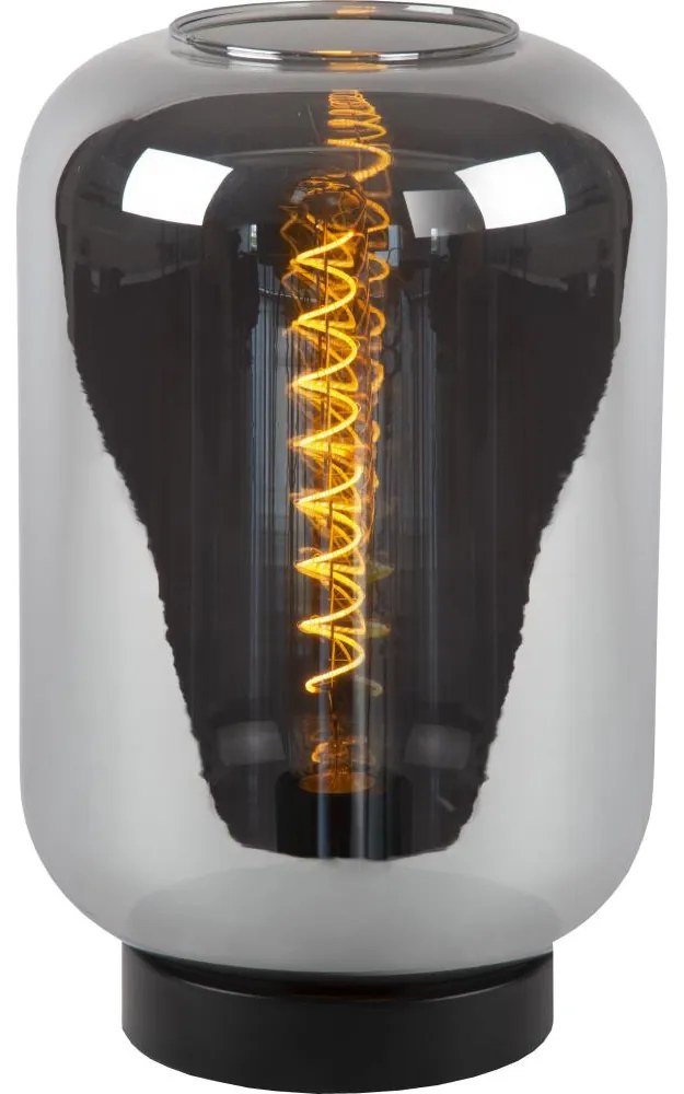 Lucide 45594/01/65 - Stolná lampa JOANET 1xE27/40W/230V čierna