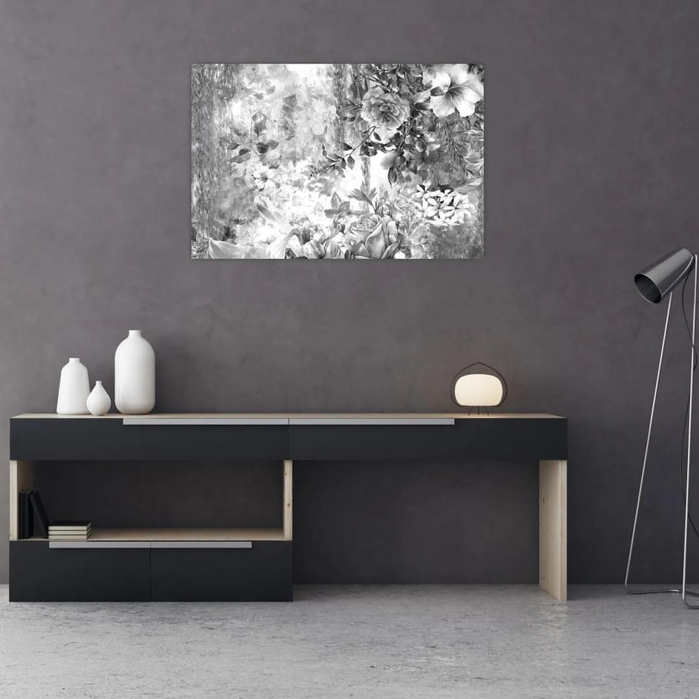 Obraz - Romantická záhrada (90x60 cm)
