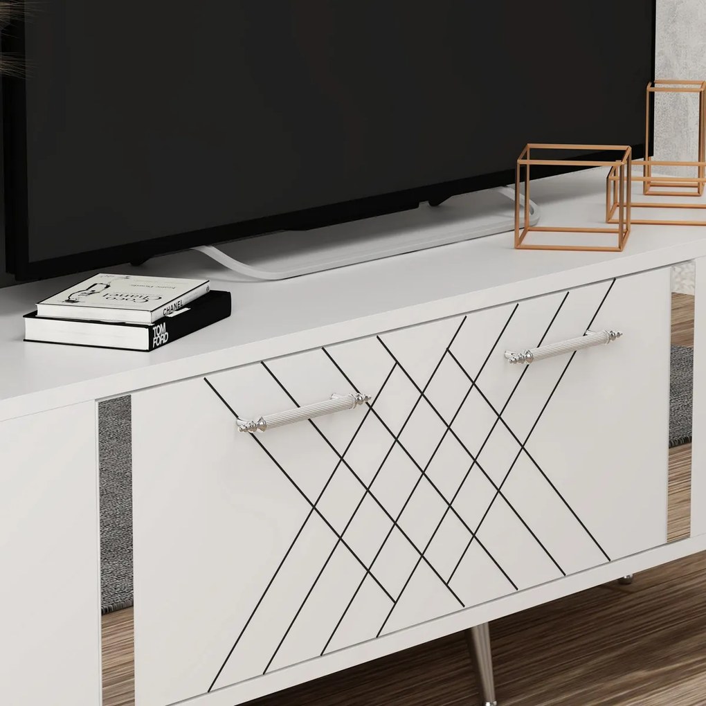 TV stolík Detas White