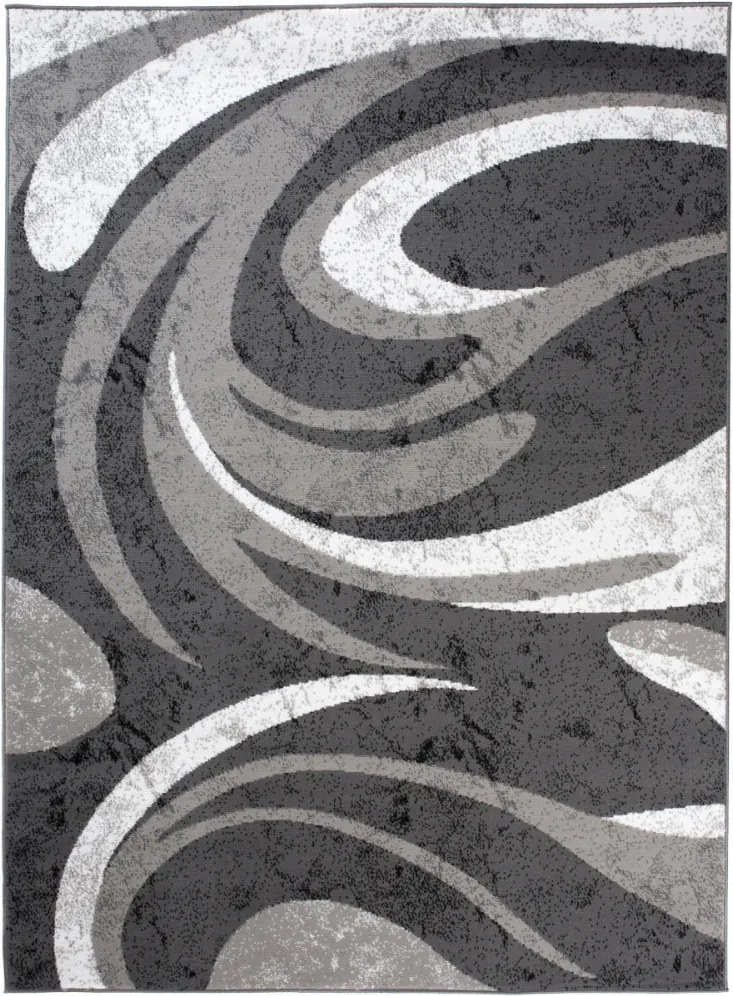 Kusový koberec PP Vlna sivý, Velikosti 80x150cm