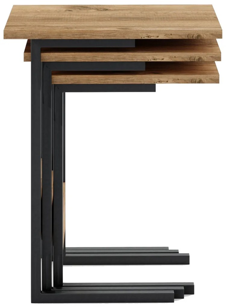 Skladací stôl Atlantic Pine, 3 ks