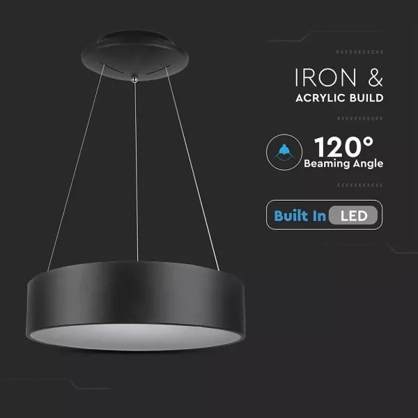 LED Stmievateľný luster na lanku 1xLED/20W/230V