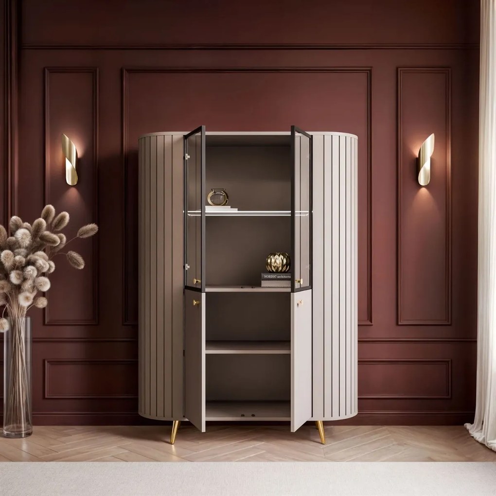 VITRÍNA LANDRY 3 KAŠMÍR LED 112 x 153 cm