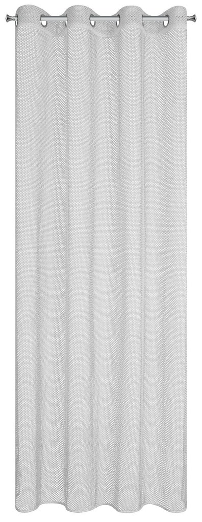 ZÁCLONA NA KRÚŽKOCH ABI 140X250 CM BIELA