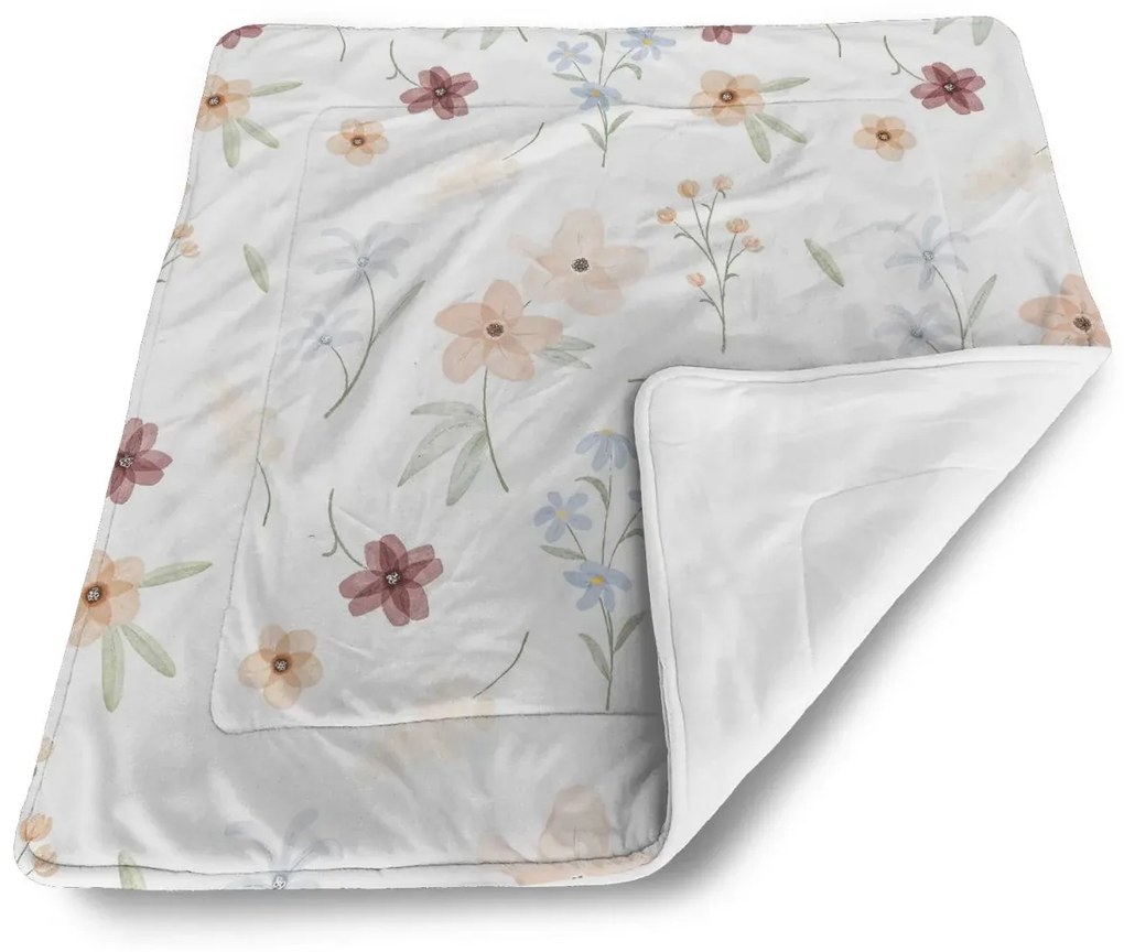Sablio Deka pre bábätko Romantické kvety - 90x120 cm