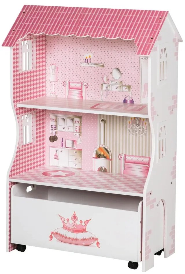 Detská knižnica a dom pre bábiky v jednom Roba Kids Villa