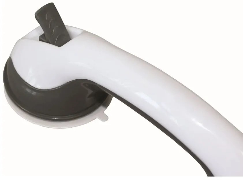 Spirella Držadlo do kúpeľne s prísavkami SAFE, biela, 29 cm