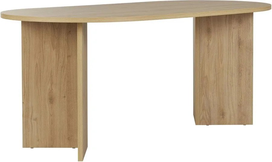 Jedálenský stôl v dekore duba 89,5x180 cm Sablin – Kalune Design